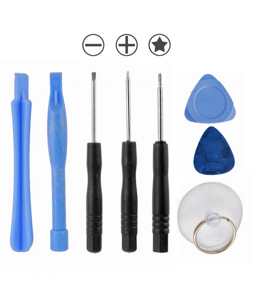 KIT CACCIAVITI SMONTAGGIO PER IPHONE 3GS 4 5 APRI SCOCCA VENTOSA TOOLS TORX KIT CACCIAVITI SMONTAGGIO PER IPHONE 3GS 4 5 APRI SCOCCA VENTOSA TOOLS TORX
