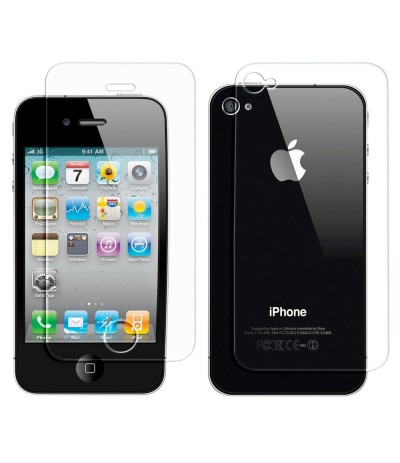 KIT 3 PELLICOLE PER APPLE IPHONE 4 4S SALVA PROTEGGI SCHERMO DISPLAY NORMALE FRONTE RETRO KIT 3 PELLICOLE PER APPLE IPHONE 4 4S SALVA PROTEGGI SCHERMO DISPLAY NORMALE FRONTE RETRO