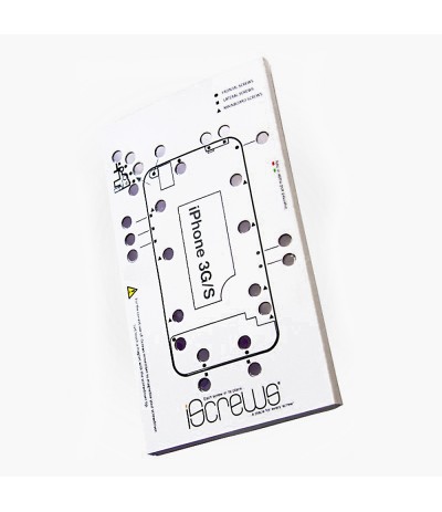 ISCREWS MAPPA VITI PER IPHONE 3G 3GS ISTRUZIONI RIPARAZIONE TOUCH DISPLAY VETRO ISCREWS MAPPA VITI PER IPHONE 3G 3GS ISTRUZIONI RIPARAZIONE TOUCH DISPLAY VETRO