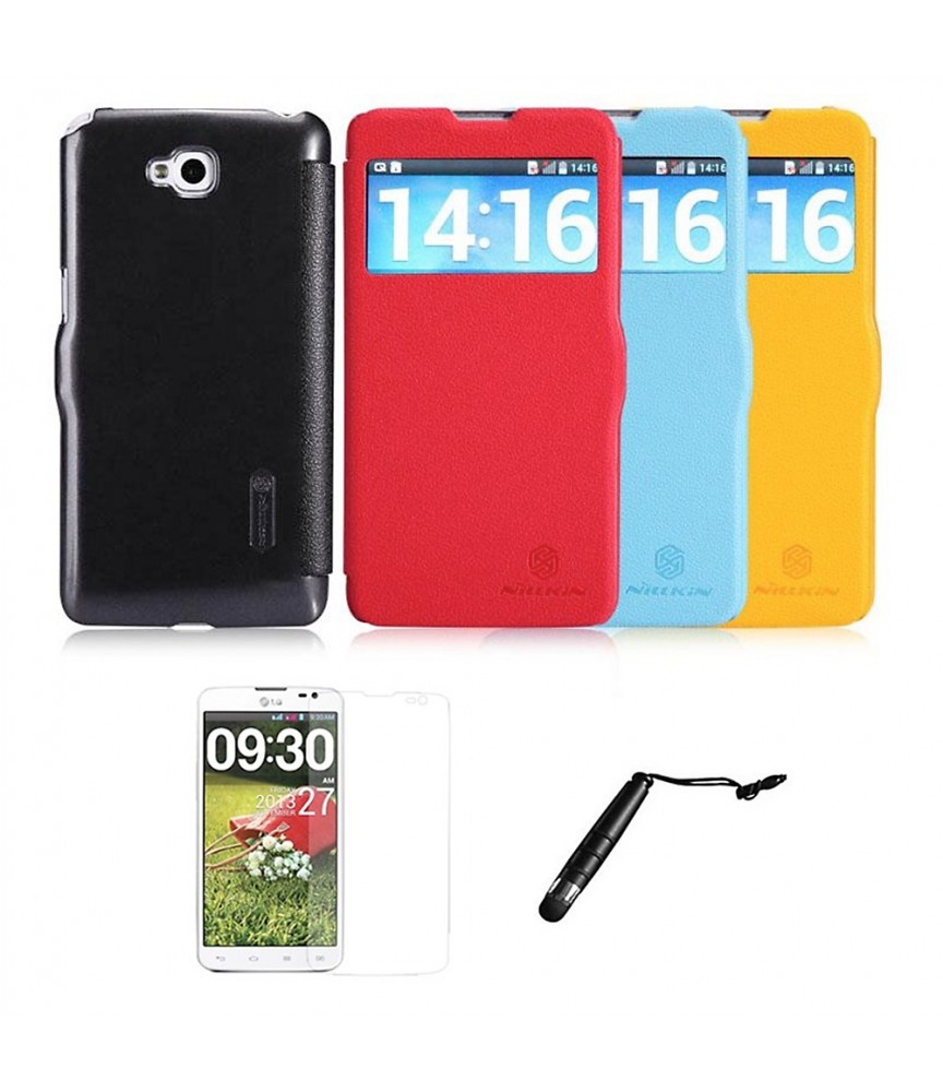 FLIP COVER VIEW NILLKIN PER LG G PRO LITE DITE D686 D684 D680 CUSTODIA PELLICOLA FLIP COVER VIEW NILLKIN PER LG G PRO LITE DITE D686 D684 D680 CUSTODIA PELLICOLA