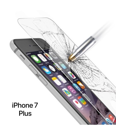 PELLICOLA VETRO TEMPERATO PER APPLE IPHONE 7 PLUS 5.5" PROTEGGI DISPLAY SCHERMO PELLICOLA VETRO TEMPERATO PER APPLE IPHONE 7 PLUS 5.5" PROTEGGI DISPLAY SCHERMO