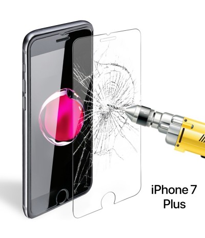 PELLICOLA VETRO TEMPERATO PER APPLE IPHONE 7 PLUS 5.5" PROTEGGI DISPLAY SCHERMO PELLICOLA VETRO TEMPERATO PER APPLE IPHONE 7 PLUS 5.5" PROTEGGI DISPLAY SCHERMO