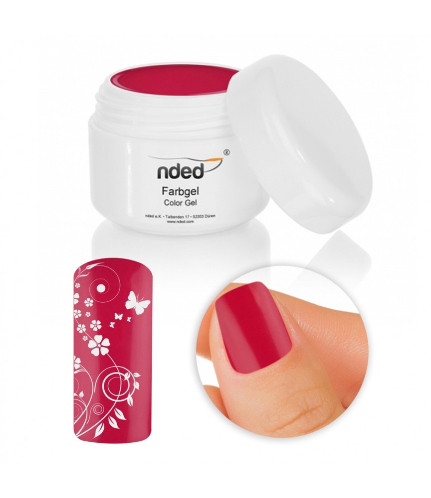 GEL UV COLORATO PURE 5ML RICOSTRUZIONE UNGHIE COLORE SCARLET SCARLATTO NDED GEL UV COLORATO PURE 5ML RICOSTRUZIONE UNGHIE COLORE SCARLET SCARLATTO NDED