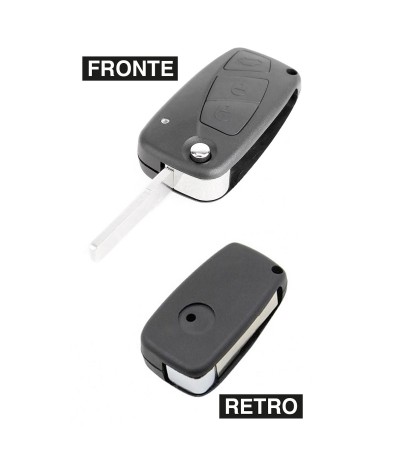 GUSCIO CHIAVE 3 TASTI PER TELECOMANDO FIAT GRANDE PUNTO PANDA DUCATO STILO NERO GUSCIO CHIAVE 3 TASTI PER TELECOMANDO FIAT GRANDE PUNTO PANDA DUCATO STILO NERO