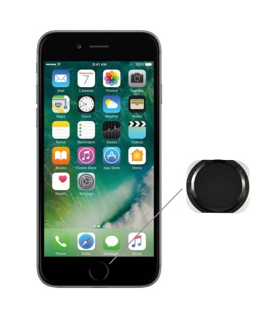 RICAMBI IPHONE | TASTO HOME NUOVO PER APPLE IPHONE 6 NERO RICAMBI IPHONE | TASTO HOME NUOVO PER APPLE IPHONE 6 NERO