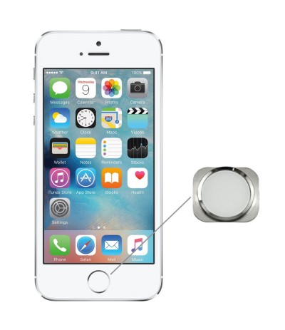 RICAMBI IPHONE | TASTO HOME NUOVO PER APPLE IPHONE 5s SILVER RICAMBI IPHONE | TASTO HOME NUOVO PER APPLE IPHONE 5s SILVER