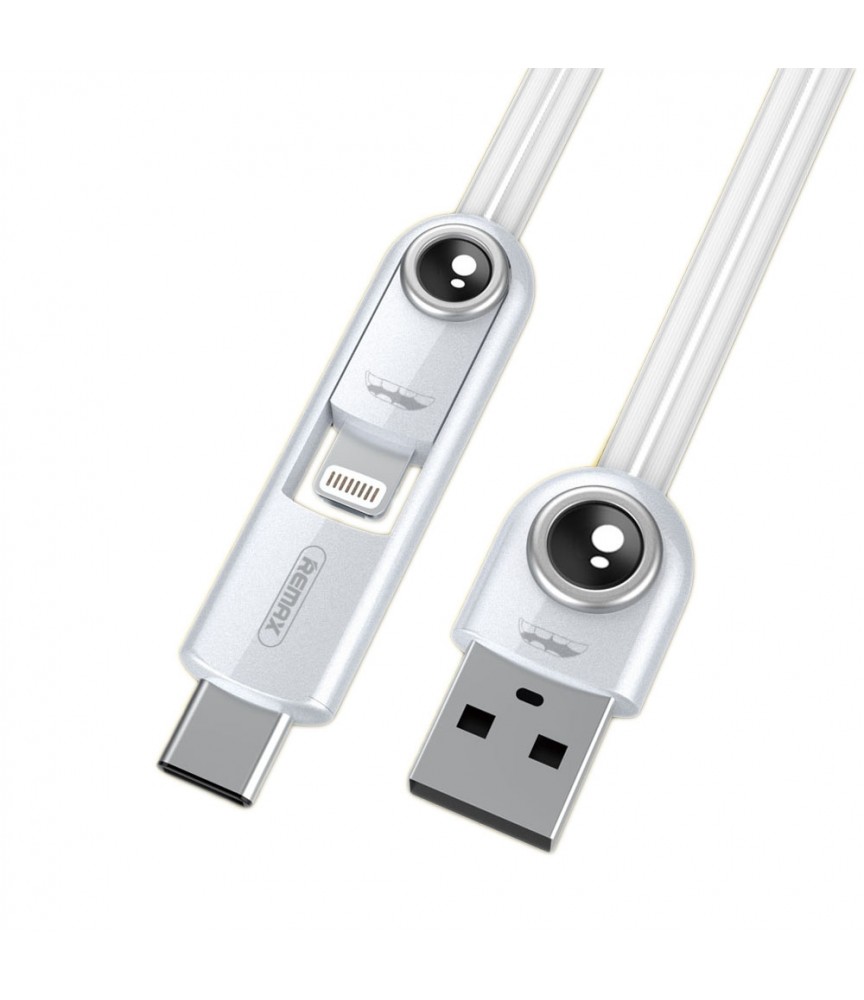 CAVO DATI CAVETTO 3 in 1 TYPE C MICRO USB LIGHTNING RICARICA REMAX RC-073th CAVO DATI CAVETTO 3 in 1 TYPE C MICRO USB LIGHTNING RICARICA REMAX RC-073th