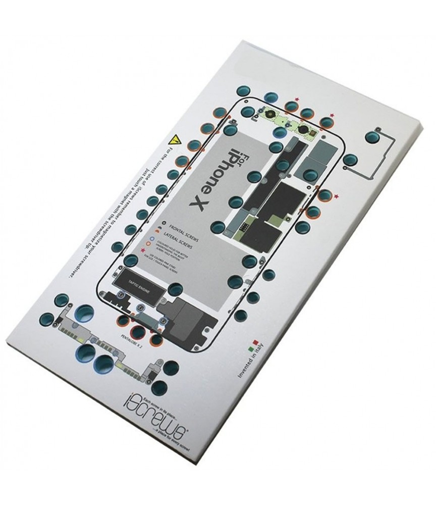 ISCREWS MAPPA VITI PER IPHONE X ISTRUZIONI RIPARAZIONE TOUCH SCREEN DISPLAY VETRO ISCREWS MAPPA VITI PER IPHONE X ISTRUZIONI RIPARAZIONE TOUCH SCREEN DISPLAY VETRO