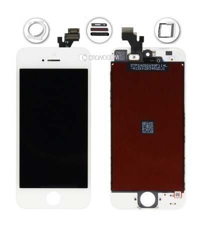 TOUCH SCREEN PER IPHONE 5 BIANCO VETRO DISPLAY LCD SCHERMO MONITOR ASSEMBLATO TOUCH SCREEN PER IPHONE 5 BIANCO VETRO DISPLAY LCD SCHERMO MONITOR ASSEMBLATO