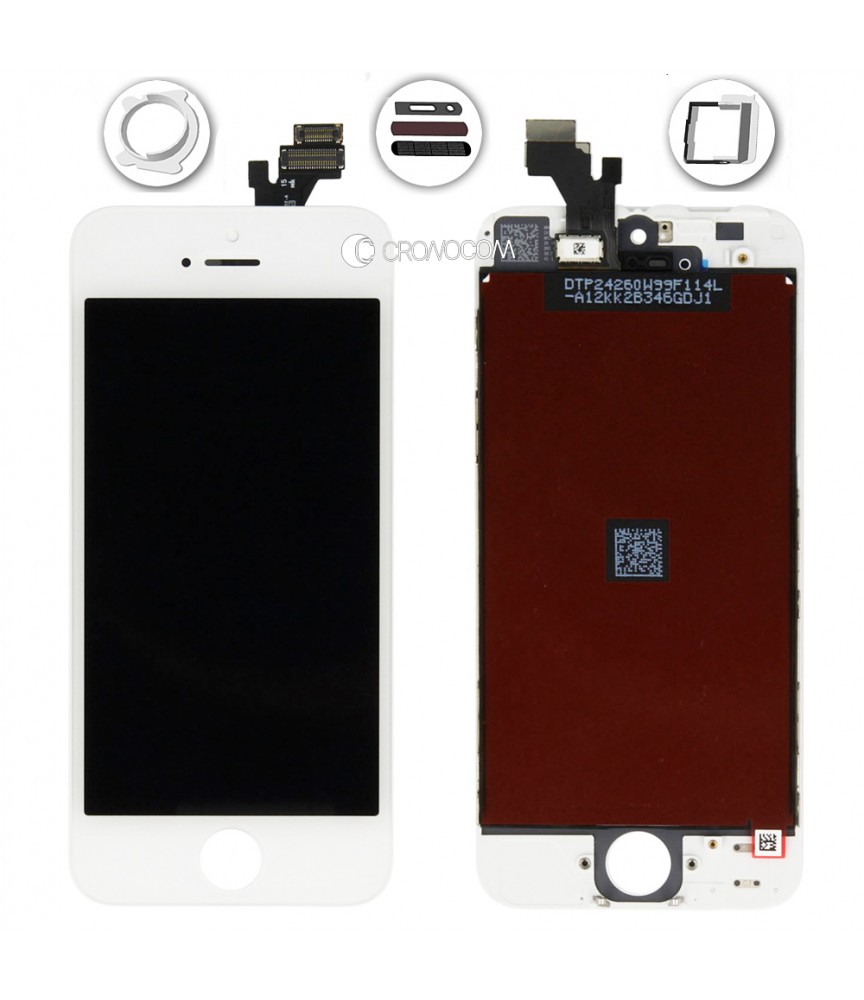 TOUCH SCREEN PER IPHONE 5 BIANCO VETRO DISPLAY LCD SCHERMO MONITOR ASSEMBLATO TOUCH SCREEN PER IPHONE 5 BIANCO VETRO DISPLAY LCD SCHERMO MONITOR ASSEMBLATO