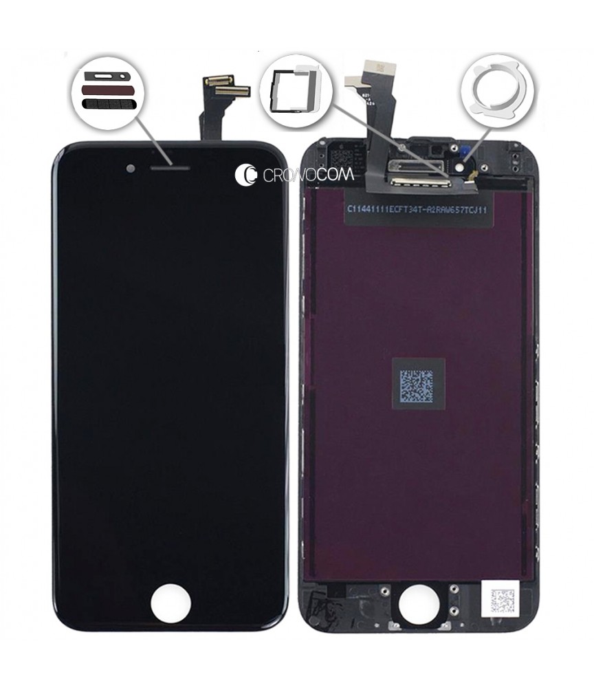 TOUCH SCREEN PER APPLE IPHONE 6 NERO FRAME VETRO LCD DISPLAY RETINA SCHERMO 4.7 TOUCH SCREEN PER APPLE IPHONE 6 NERO FRAME VETRO LCD DISPLAY RETINA SCHERMO 4.7