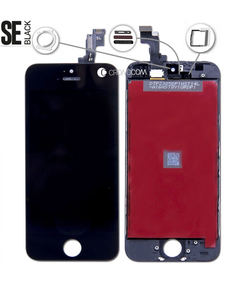 TOUCH SCREEN VETRO LCD DISPLAY RETINA SCHERMO PER APPLE IPHONE SE NERO TOUCH SCREEN VETRO LCD DISPLAY RETINA SCHERMO PER APPLE IPHONE SE NERO