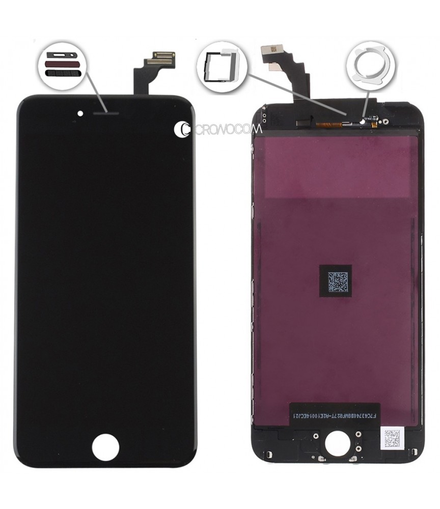 TOUCH SCREEN PER IPHONE 6 PLUS NERO FRAME VETRO LCD DISPLAY RETINA SCHERMO 5.5 TOUCH SCREEN PER IPHONE 6 PLUS NERO FRAME VETRO LCD DISPLAY RETINA SCHERMO 5.5