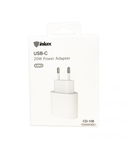 Inkax Chargeur rapide USB Type-C PD 20W compatible avec iPhone 13 Pro Max  et 12 Pro Max à prix pas cher