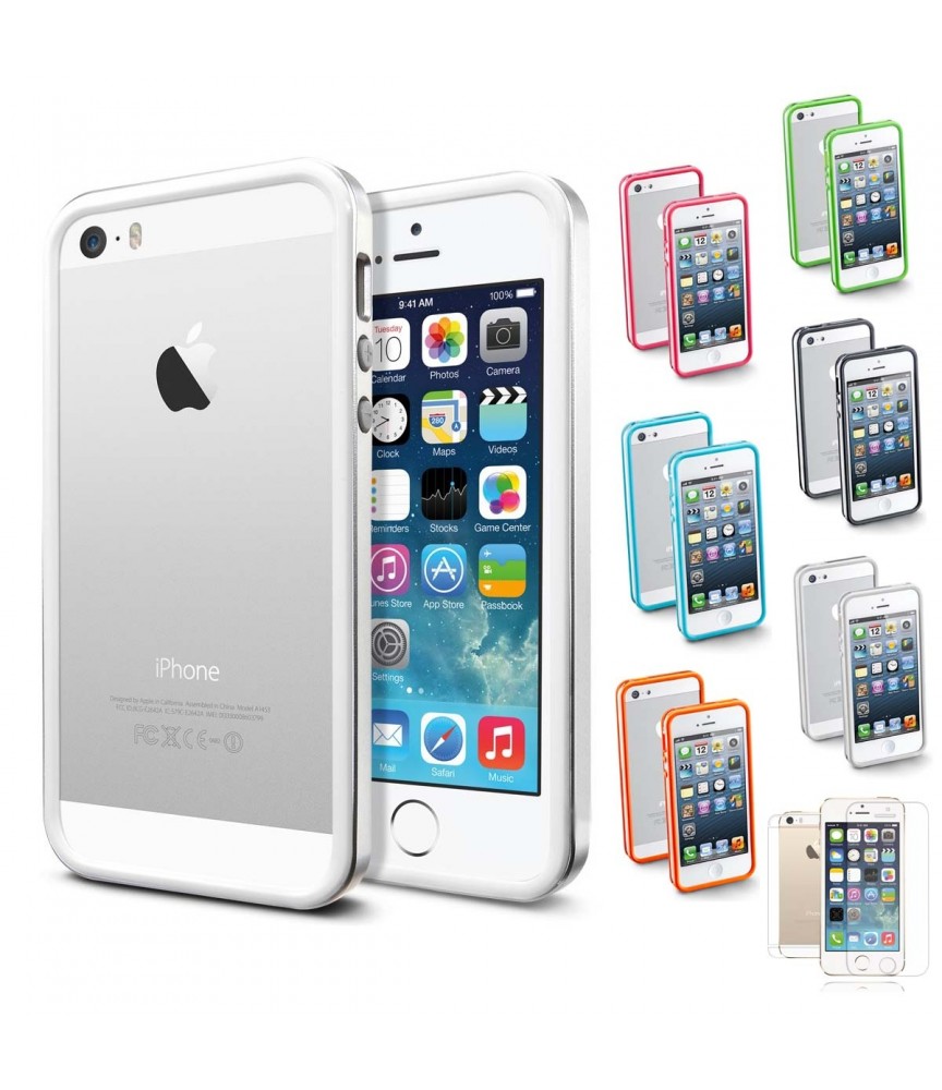 BUMPER COVER CUSTODIA TPU GOMMA PELLICOLA PROTEZIONE PER APPLE IPHONE 5 5G 5S BUMPER COVER CUSTODIA TPU GOMMA PELLICOLA PROTEZIONE PER APPLE IPHONE 5 5G 5S