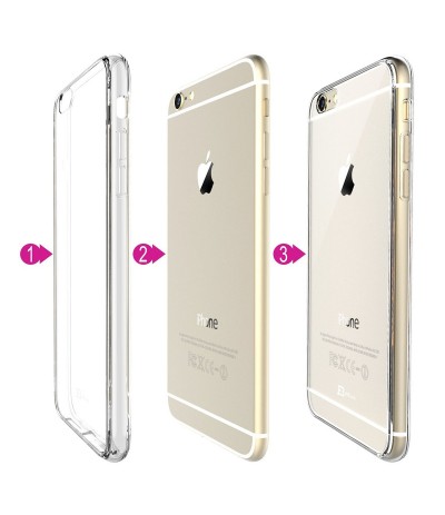 CRYSTAL COVER CUSTODIA CASE BUMPER PER APPLE IPHONE 6 PLUS 5,5 ULTRA SLIM TRASPARENTE CRYSTAL COVER CUSTODIA CASE BUMPER PER APPLE IPHONE 6 PLUS 5,5 ULTRA SLIM TRASPARENTE