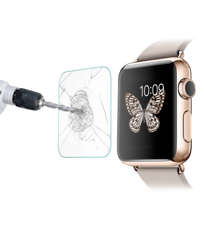 PELLICOLA PER APPLE WATCH 42mm PROTEGGI DISPLAY SCHERMO VETRO TEMPERATO ANTIURTO PELLICOLA PER APPLE WATCH 42mm PROTEGGI DISPLAY SCHERMO VETRO TEMPERATO ANTIURTO
