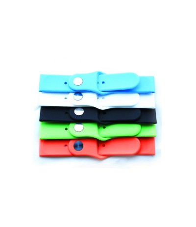 CINTURINO RICAMBIO SILICONE TPU PER APPLE 38MM OROLOGIO IWATCH BANDA BIANCO CINTURINO RICAMBIO SILICONE TPU PER APPLE 38MM OROLOGIO IWATCH BANDA BIANCO