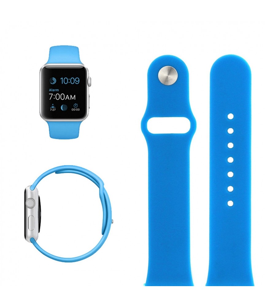 CINTURINO RICAMBIO SILICONE TPU PER APPLE 38MM OROLOGIO IWATCH BANDA NERO CINTURINO RICAMBIO SILICONE TPU PER APPLE 38MM OROLOGIO IWATCH BANDA NERO