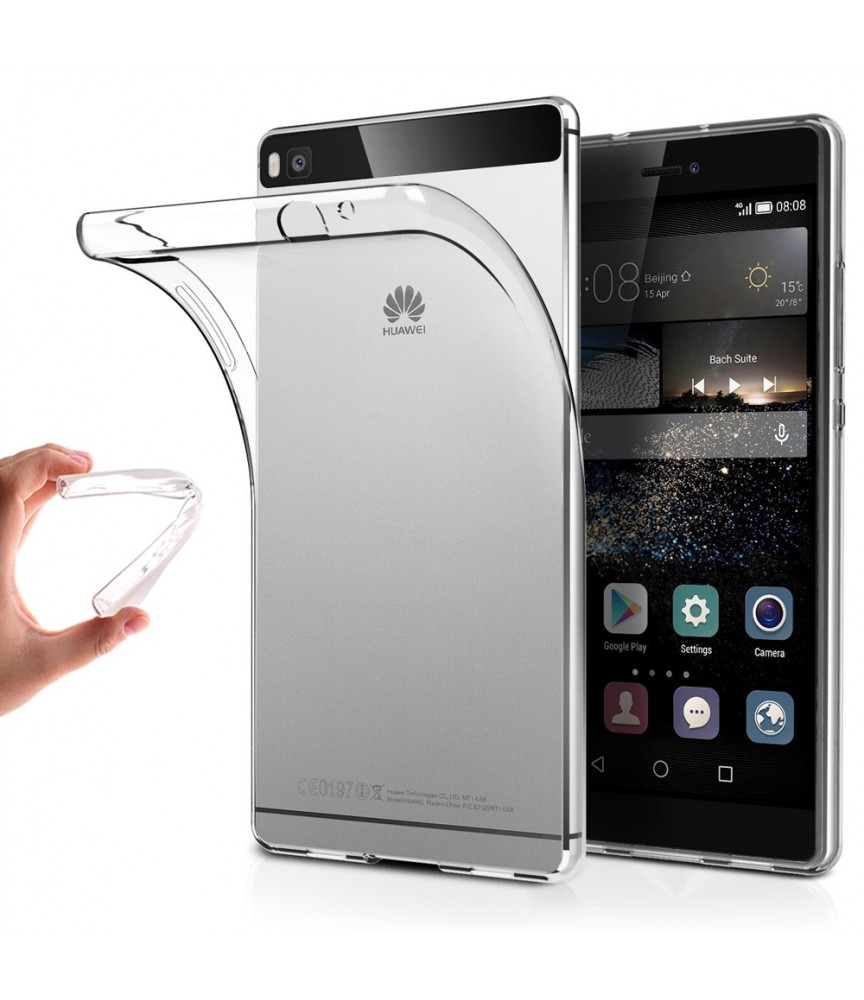 COVER BACK CASE TPU PER ASCEND HUAWEI P8 CUSTODIA SOFT SILICONE TRASPARENTE COVER BACK CASE TPU PER ASCEND HUAWEI P8 CUSTODIA SOFT SILICONE TRASPARENTE